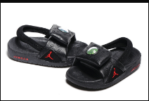 Air Jordan 13 Black Red Slipper For Toddler